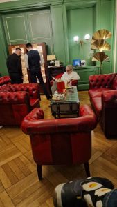 Raucherlonge im Atlantic